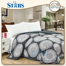 GS-XYFSB001-01 OEM 100% polyester flannel sherpa bed chinese new design blanket